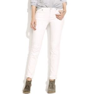 Madewell White Rail Straight Jeans - 25 x 32